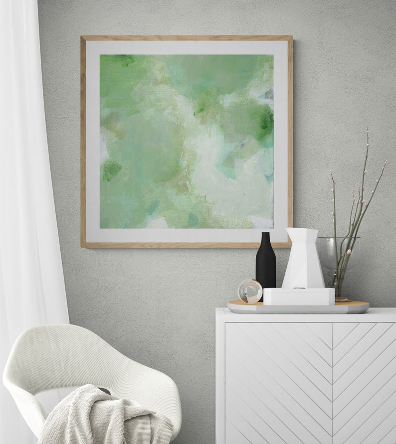 Sage Green Wall Art Sage Green Decor Large Wall Art - Etsy