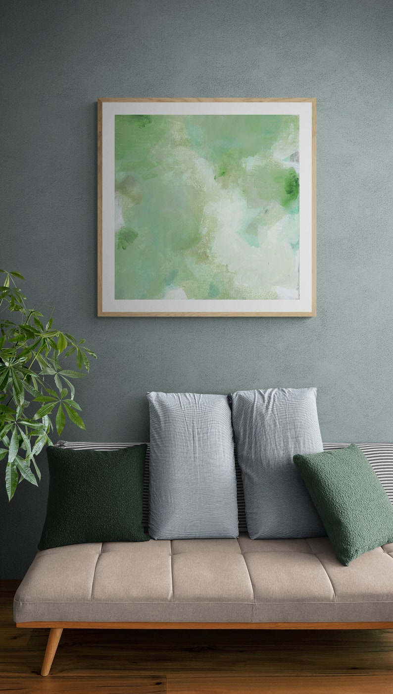 Sage Green Wall Art Sage Green Decor Large Wall Art - Etsy
