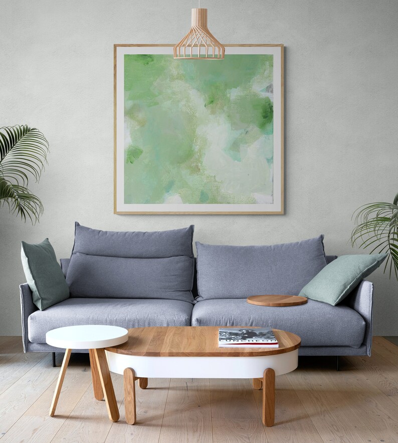 Sage Green Wall Art Sage Green Decor Large Wall Art Etsy