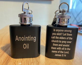 Black Anointing Oil Bottle