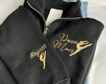 Dance Mama Sweatshirt for Custom Dance Team Gift Personalized Dancer Mom Gift Ballet Mom Tap Mom Gift Hip Hop Dance Mom Contemporary Dance