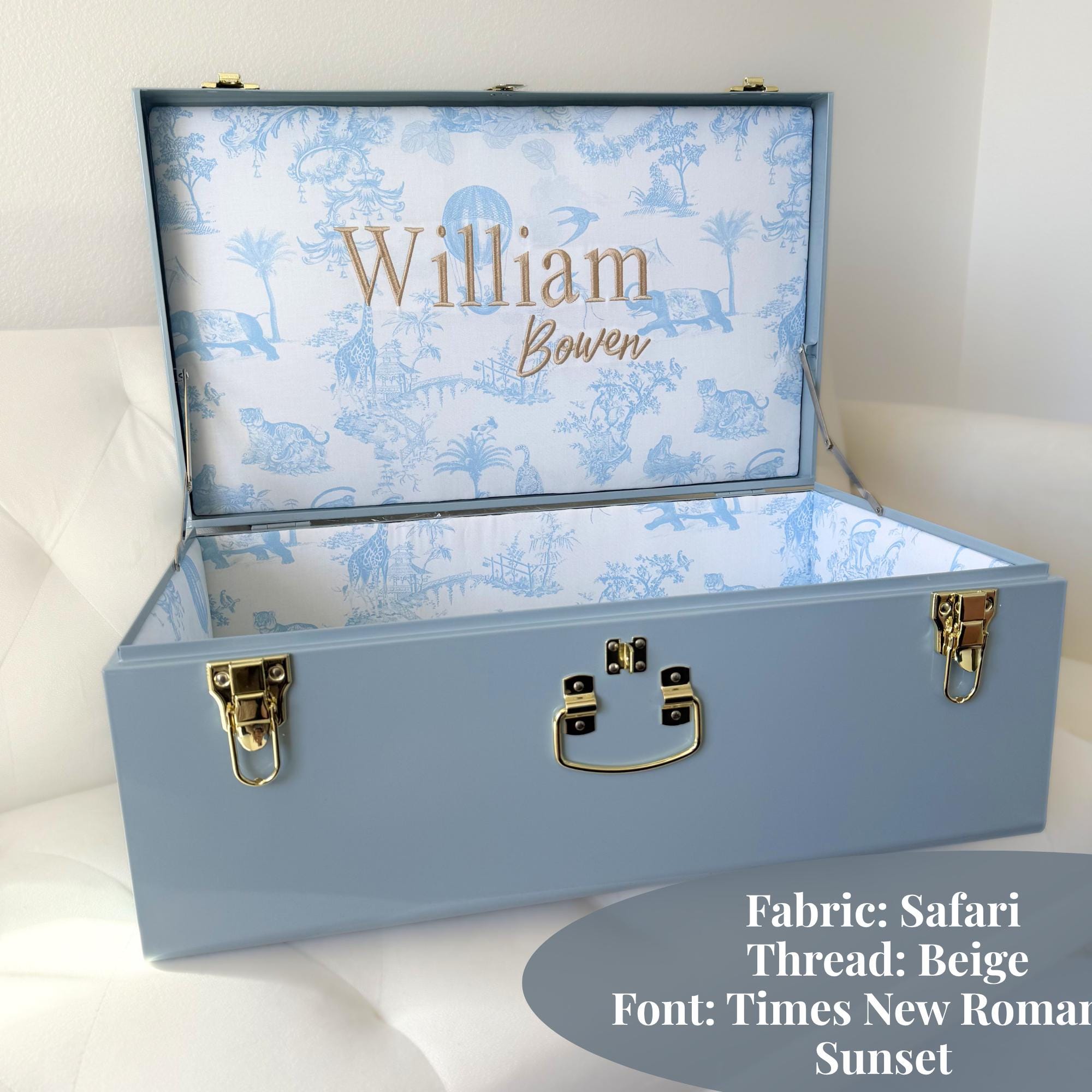 First Mothers Day Gift Box Keepsake Trunk Storage Bin Newborn 