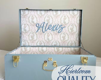 Keepsake Trunk for Teen Birthday Gift for Sweet 16 Heirloom Gift Memory Box for Granddaughter Christmas Gift for Niece Quinceañera Present