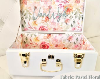 Personalized Keepsake Trunk Storage Solution for Wedding Memory Box Storage Chest Organization Ideas for Bedroom Decorative Piece Custom
