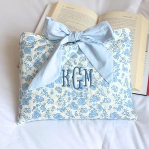 Funda protectora de algodón para libros, regalo para la lectura de la Biblia, para chicas amantes de los libros, estilo coqueto y estético, estuche de viaje personalizado.