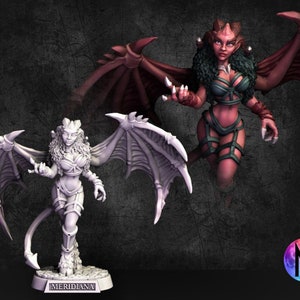 Set med 6 modeller och 5e-äventyr (Succubus, Imps, Amos the Collector och Jack the Rogue).