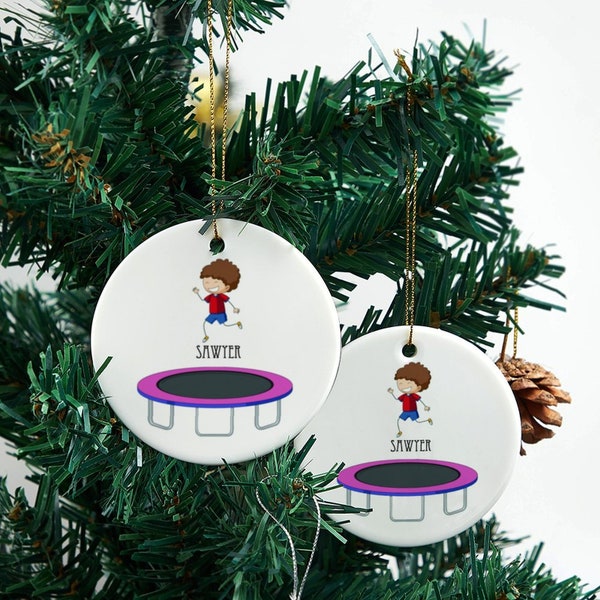 Trampoline Christmas Ornament 