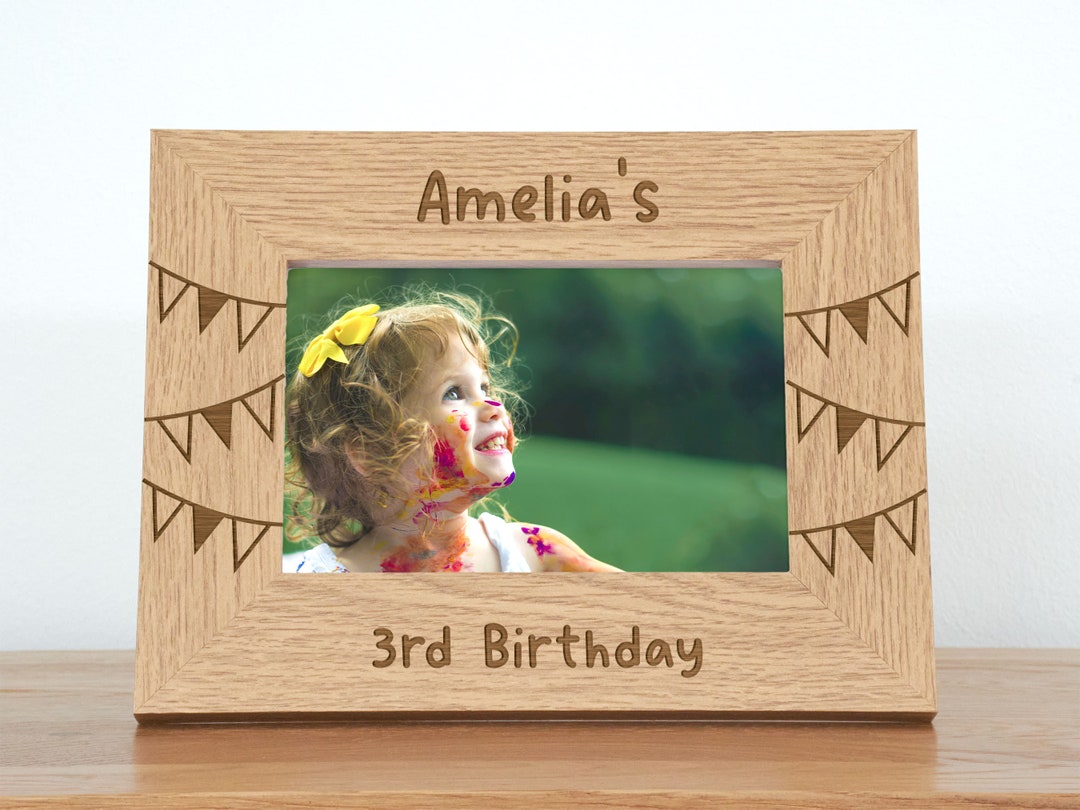 Personalised 3rd Birthday Photo Frame Baby Photo Frame picture