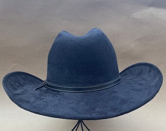El General Suede Western Kids Hat Dark Brown 44246