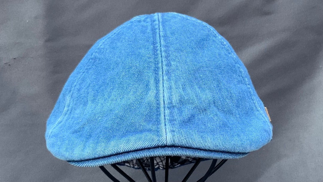 Unisex Light Blue Denim Cotton Kangol Hat - Etsy