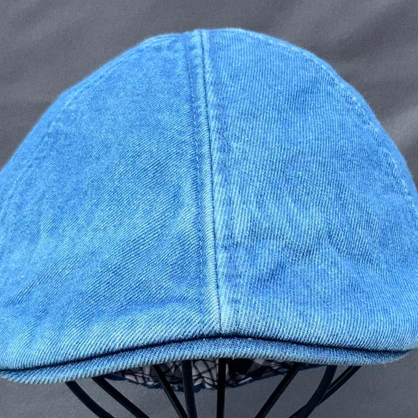 Sold Out Unisex light blue Denim cotton kangol hat