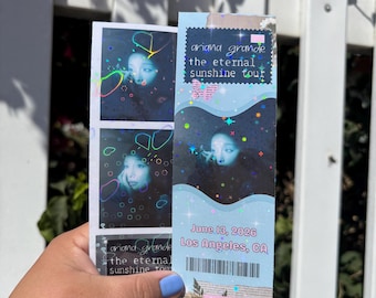 Ariana Grande Eternal Sunshine Tour Bookmark Ticket