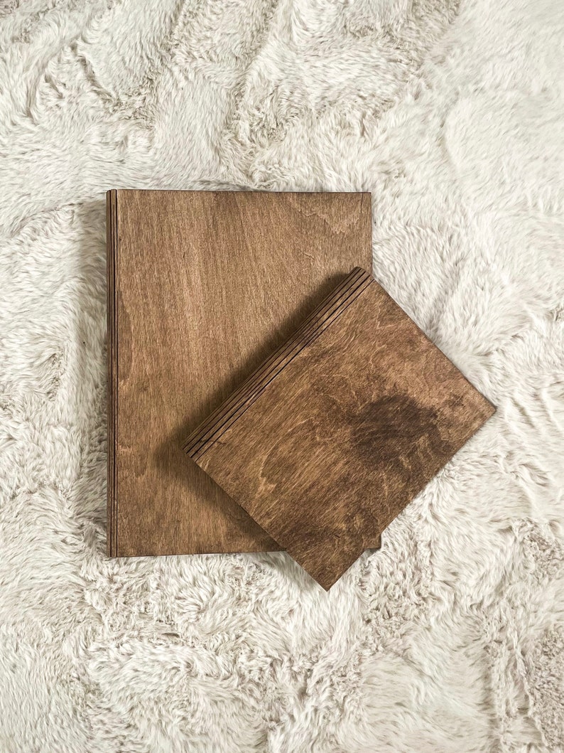 Unique wooden folders made of oak DIN A4 and A5 ring binders image 1