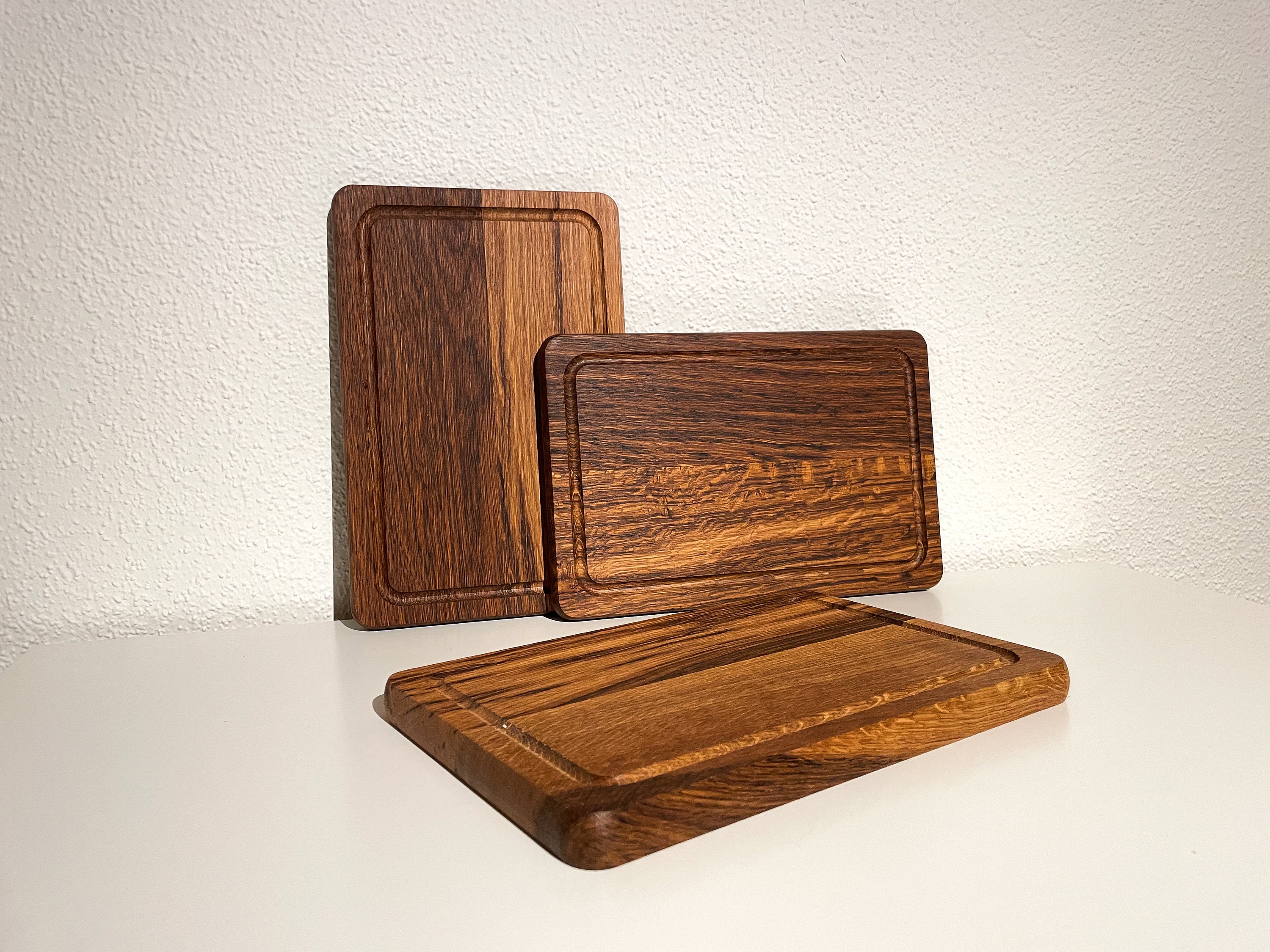 Planche à Découper En Chêne B4K 30x20 Cm - Surface Antibactérienne Huilée