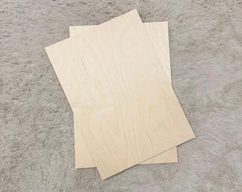 Contrachapado de abedul de 3 mm de calidad superior para proyectos CNC y manualidades - Madera para láser - Modelismo - Material para grabado láser - Madera para corte láser