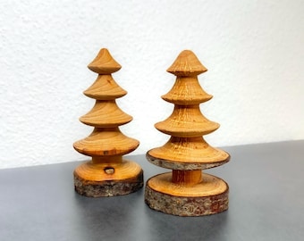 Deko Baum aus Erlenholz 12cm, Weihnachtsbaum, Tannenbaum