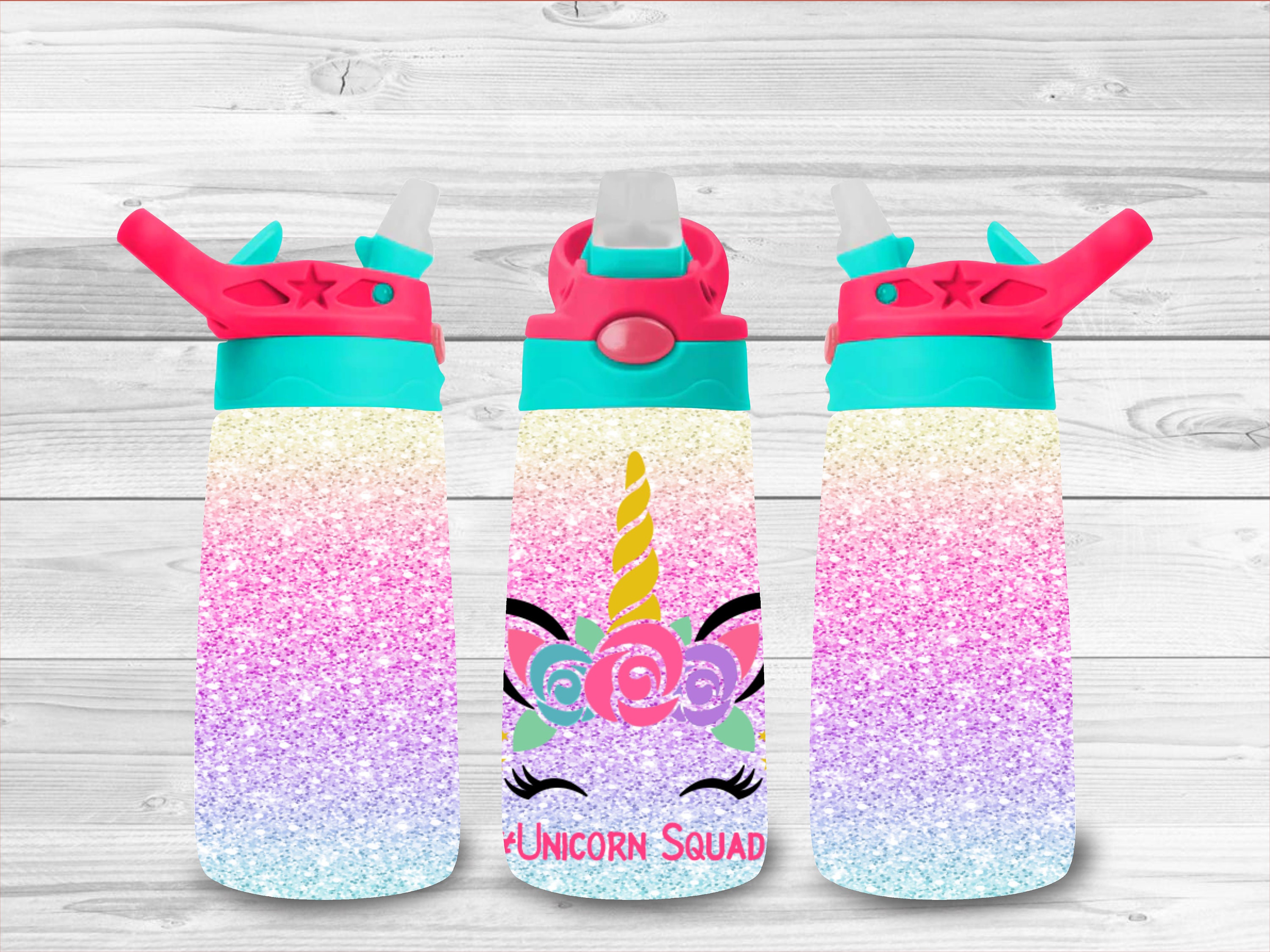 Unicorn - Sparkle - Children's Tumbler, Kid's Water Bottle, Water Bott