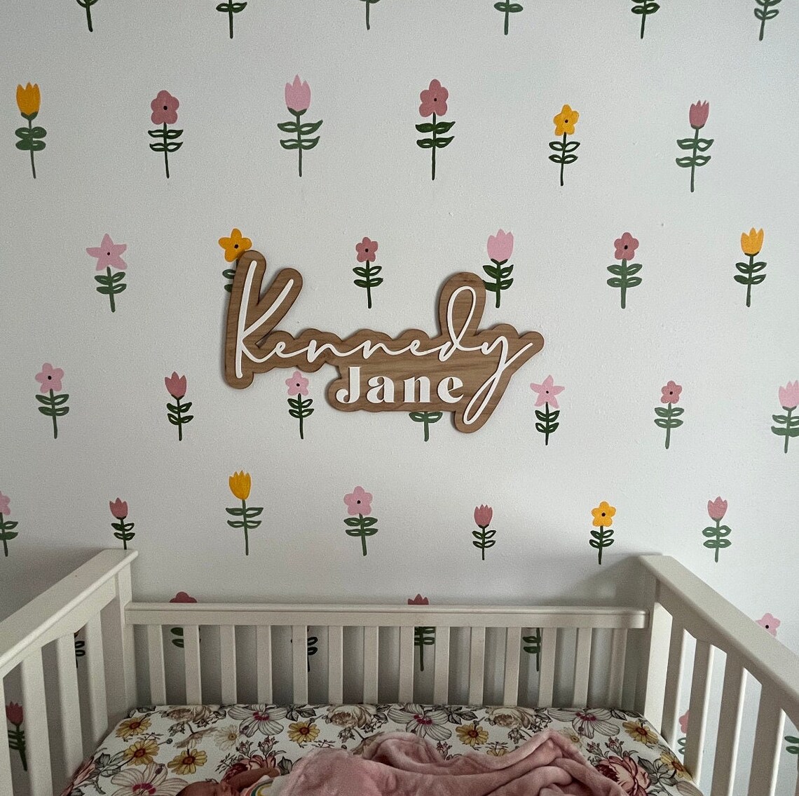 Double Layered Nursery Name Signs - Etsy