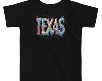 Texas Paint Kleinkind Kurzarm T-Shirt