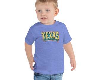 Texas Comic Kleinkind Kurzarm T-Shirt