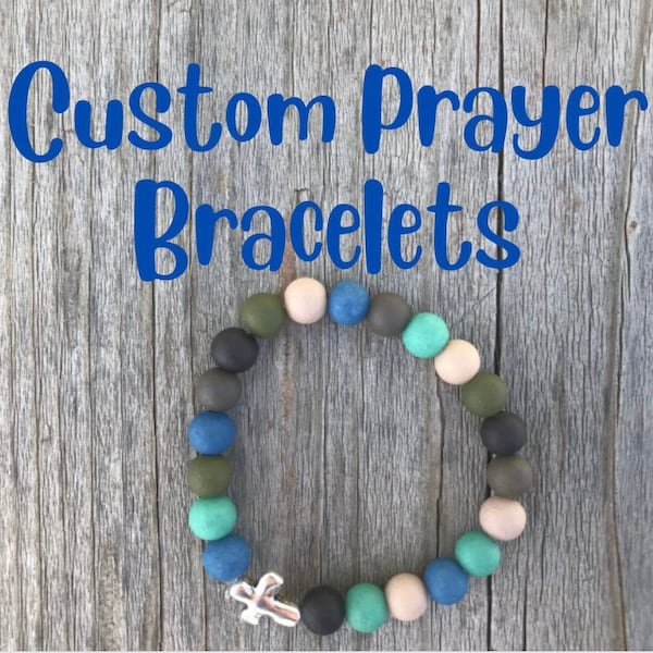 Prayer Bead Bracelet Etsy