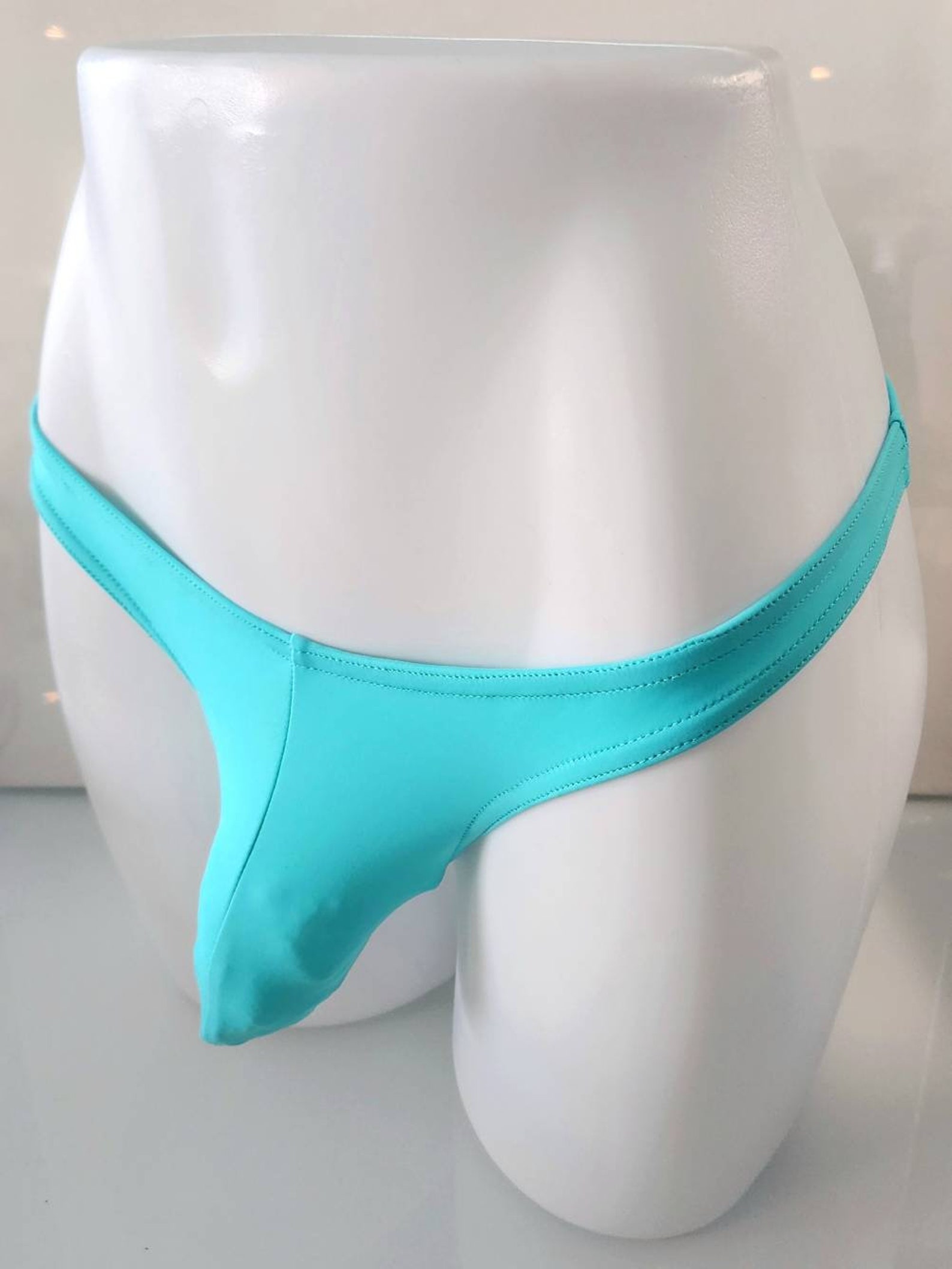 Men's Micro Swimwear Men's Cheeky Bikini aqua Etsy