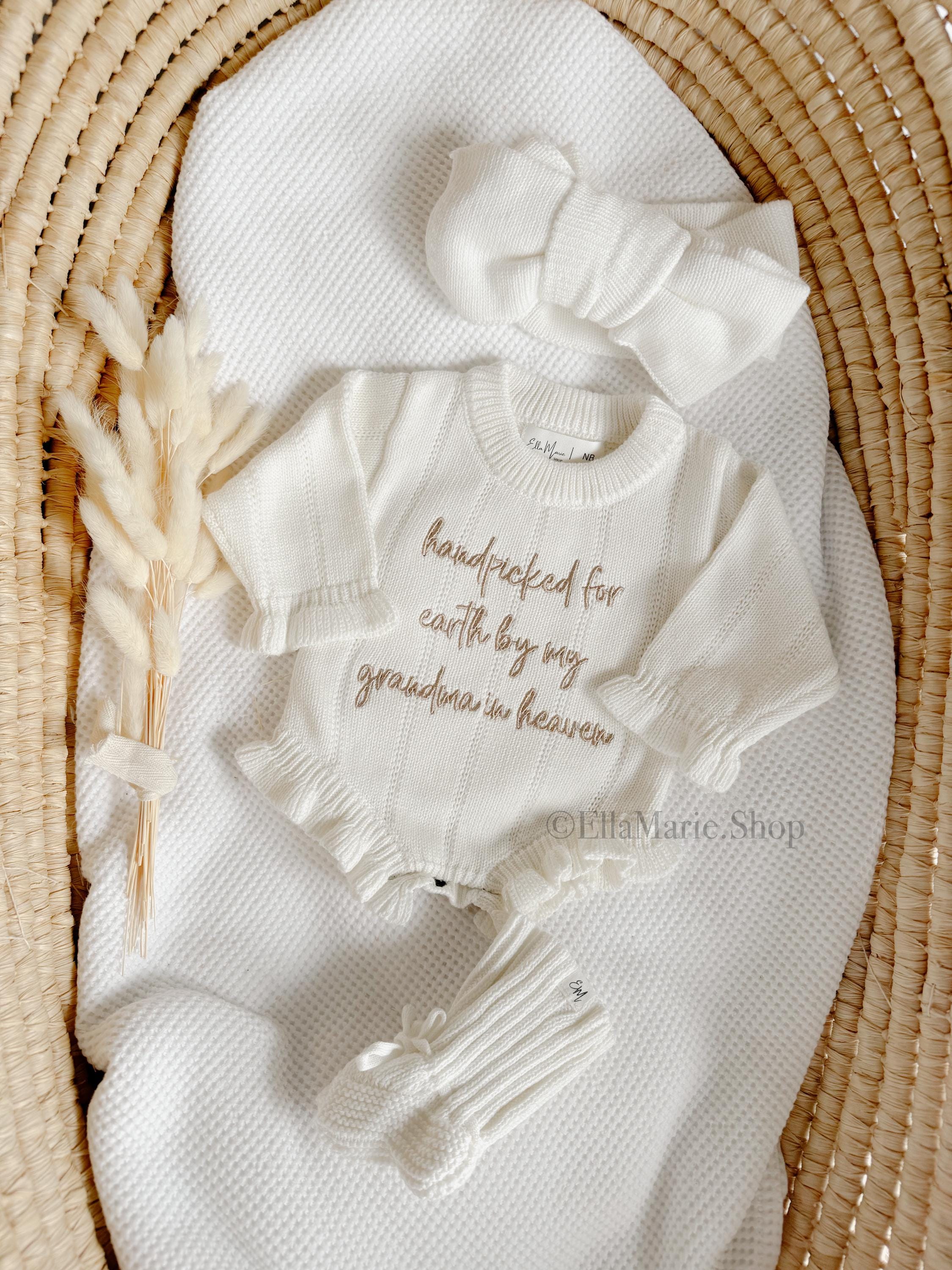 Newborn Coming Home Outfit, Sent With Love, Memorial Baby Romper, Sent ...