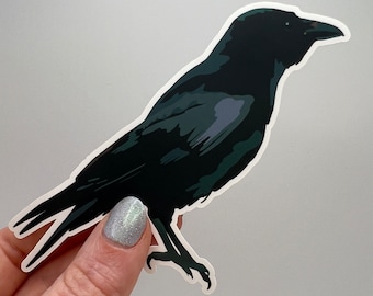 Carrion crow vinyl sticker