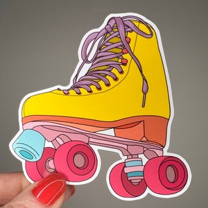Roller Skate Label -  UK