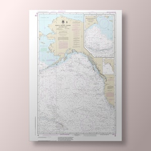 Océan Pacifique Nord - Carte marine - Mer de Béring
