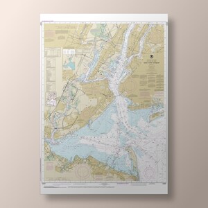 Puerto de Nueva York - Carta Náutica