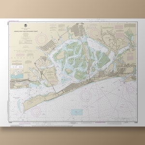 Manhattan Beach, Rockaway Beach & JFK Airport - Seekarte - Jamaika Bay und Rockaway Inlet