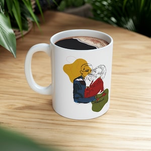 Sip Your Coffee in Style with This Exceptional Martin & Gina Mug: A Must-Have for All 90s Sitcom Admirers