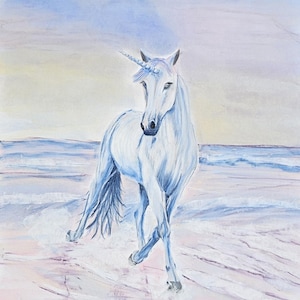 Unicorn Art Prints, 4 Varients, Limited Edition Prints