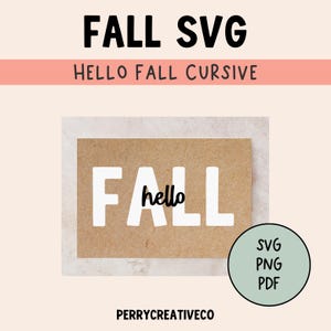 Hello Fall SVG | Fall Svg | Fall Svg Designs | Fall Shirts Svg | Fall Sign Svg Files | Fall SVG Files