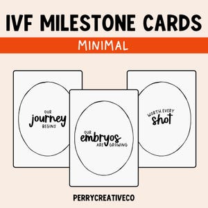 Cartes jalon FIV, jalon FIV, parcours FIV, cartes jalons, bébé fiv, bébé miracle, stérilité, parcours contre l'infertilité, téléchargement numérique