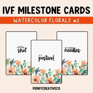 Cartes jalon FIV, jalon FIV, parcours FIV, cartes jalons, bébé fiv, bébé miracle, stérilité, parcours contre l'infertilité, téléchargement numérique