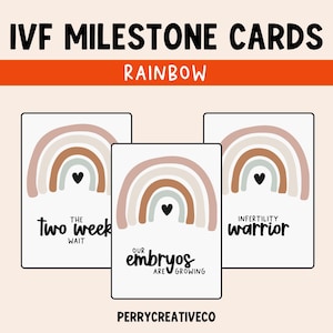 Cartes jalon FIV, jalon FIV, parcours FIV, cartes jalons, bébé fiv, bébé miracle, stérilité, parcours contre l'infertilité, téléchargement numérique