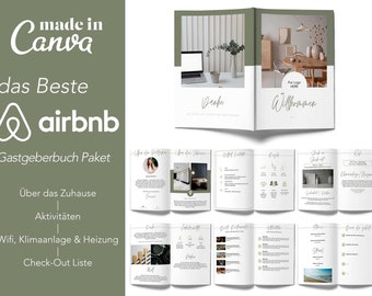 The Best Airbnb Host Package | A template for Canva | 100% editable and printable | created by a graphic designer