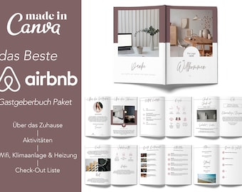 The Best Airbnb Host Package | A template for Canva | 100% editable and printable | created by a graphic designer