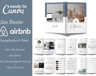 The Best Airbnb Host Package | A template for Canva | 100% editable and printable | created by a graphic designer