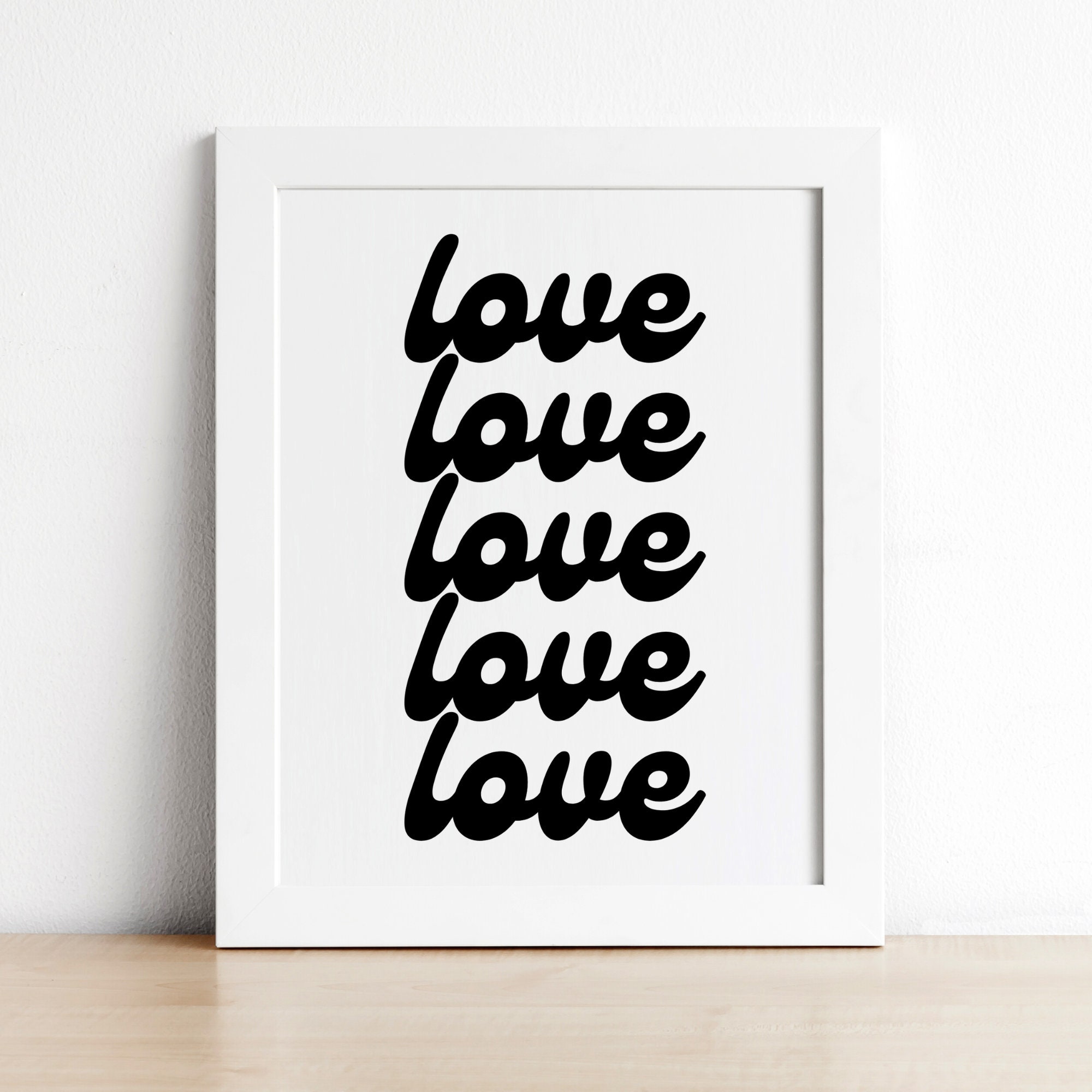 Love Printable Poster Instant Digital Download Printable Wall Art Love ...
