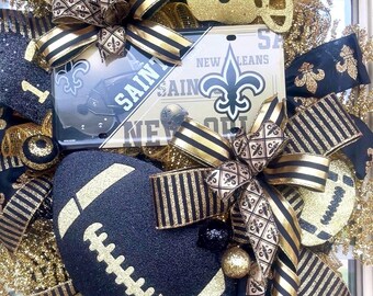 New Orleans Saints Wreath