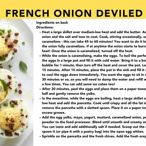 6 Different Recipe Postcard Canva Templates