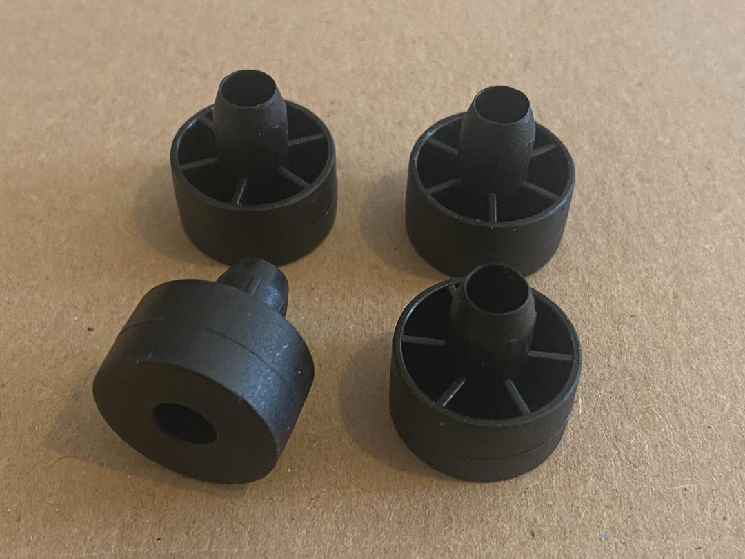 119363 X 4 IKEA Replacement Plastic Feet in Black - Etsy