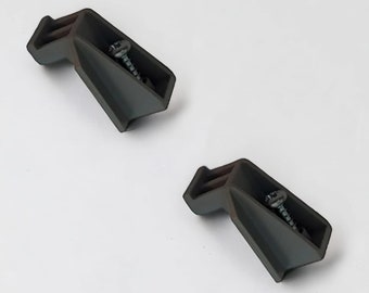 10005644 x2 - Replacement for IKEA PAX Wardrobe Plastic Rail Guide/ Bracket Sliding Door