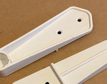 124667 x2 - Replacement for IKEA UTRUSTA Base Corner Carousel Cabinet Support Bracket, White