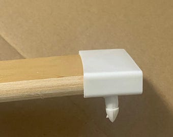 IKEA LUROY Bed Slat Plastic Holder – White | Replacement Slat Support Clips | Set of 6 (124663)