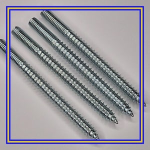 112622 x4 IKEA Metallhuvudlös dubbelgängad självgängande bultskruv (M8)