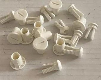 105160 X10 (104850 X10) Replacement for IKEA White Expanding Plug & Socket, Male Female